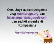 http://kulonprogo.org dan http://halamanpertamagoogle.com Penawaran Ter.. GoBlog Sekaligus Terbaik 2012 by Bisnis Online Kulon Progo Guide - GoBlog Themes