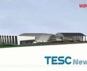 Wave Tampereen TESC News -ohjelmasarjassa kerrotaan Tampereen Messu- ja Urheilukeskuksen uuden laajennusosan rakentamisesta.
