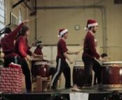 Before leaving for winter break, Bowdoin&#39;s Taiko ensemble offered a holiday performance,