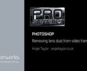 A tutorial that explains how to use the Healing Brush in Photoshop to remove Lens Dust from frames of video using the new Tool Recording options in the Photoshop CS6 Actions panel.nnwww.angietaylor.co.uknwww.motionworks.com.au