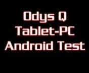 Odys Q 24,6 cm (9,7 Zoll) Tablet-PC (IPS HD-Touch Display (1024 x768),Cortex A8 Kernel, 1,2GHz, 1GB RAM, 8GB HDD, HDMI, Android 4.0, WLAN) schwarz/Alunnnhttp://goo.gl/UPmjknnnCortex A8 Prozessor (1,2 GHz) :: 24,6 cm (9.7