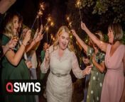 A jilted bride decided to carry on with her wedding without her groom when he failed to turn up.&#60;br/&#62;&#60;br/&#62;Kayley Stead, 27, discovered she wasn&#39;t going to marry her partner of almost four years the morning of her do.&#60;br/&#62;&#60;br/&#62;Despite the heartbreak, Kayley decided to go ahead with the big day, surrounded with her loved ones around her, on September 15 at Oxwich Bay Hotel in Gower, Swansea, Wales.&#60;br/&#62;&#60;br/&#62;Kayley went ahead with her wedding entrance, meal, speeches, dances and even posed for professional photos without her groom.&#60;br/&#62;&#60;br/&#62;She entered the party singing along to Lizzo&#39;s &#39;Good as Hell&#39; with her bridal party.&#60;br/&#62;&#60;br/&#62;Brave Kayley punched off the top tier of her wedding cake, and spent her first dance with the groomsmen, her brothers, and dad Brian, 71.&#60;br/&#62;&#60;br/&#62;Now living alone, with her honeymoon cancelled, Kayley is pleased she still had the party - so money and effort didn&#39;t go to waste.&#60;br/&#62;&#60;br/&#62;Her friends have rallied around her, barely leaving her side and setting up a GoFundMe page to try and recoup some costs.&#60;br/&#62;&#60;br/&#62;Insurance clerk Kayley, who lives in Portmead, Swansea, Wales, said: &#92;