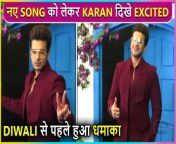 Karan Kundrra was seen promoting his new song &#39;Inni Si Gal&#39;, Karan looks dapper in a maroon suit, and also had a funny interaction with the paparazzi. Karan also gave Diwali wishes to the paps.&#60;br/&#62;