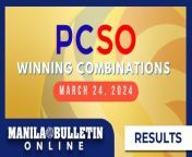 Here are the winning lotto combinations of the lotto draw results for the 9 p.m. draw on Sunday, March 24.&#60;br/&#62;&#60;br/&#62;Subscribe to the Manila Bulletin Online channel! - https://www.youtube.com/TheManilaBulletin&#60;br/&#62;&#60;br/&#62;Visit our website at http://mb.com.ph&#60;br/&#62;Facebook: https://www.facebook.com/manilabulletin &#60;br/&#62;Twitter: https://www.twitter.com/manila_bulletin&#60;br/&#62;Instagram: https://instagram.com/manilabulletin&#60;br/&#62;Tiktok: https://www.tiktok.com/@manilabulletin&#60;br/&#62;&#60;br/&#62;#ManilaBulletinOnline&#60;br/&#62;#ManilaBulletin&#60;br/&#62;#LatestNews