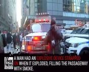 A 27-year-old man detonated a bomb underneath New York City’s Port Authority station near Time Square in an “attempted terror attack,” injuring three people.