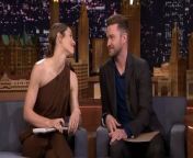 Jessica Biel and Jimmy Fallon try to guess Justin Timberlake&#39;s responses to a series of random questions in a competition to see who really knows him best.