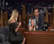 Margot Robbie and Jimmy have the most awkward handshake ever before diving into talk about Birds of Prey (and the Fantabulous Emancipation of One Harley Quinn) and what she was doing the moment she heard she&#39;d been nominated for an Oscar for I, Tonya.