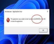 ▶ In This Video You Will Find How To Fix The application was unable to start correctly 0xc0000005 Error In Windows 11 / 10 / 8 / 7 ✔️.&#60;br/&#62;&#60;br/&#62; ⁉️ If You Faced Any Problem You Can Put Your Questions Below ✍️ In Comments And I Will Try To Answer Them As Soon As Possible .&#60;br/&#62;▬▬▬▬▬▬▬▬▬▬▬▬▬&#60;br/&#62;&#60;br/&#62;If You Found This Video Helpful,PleaseLike And Follow Our Dailymotion Page , Leave Comment, Share it With Others So They Can Benefit Too, Thanks.&#60;br/&#62;&#60;br/&#62;▬▬Command Text ▬▬&#60;br/&#62;&#60;br/&#62;sfc /scannow&#60;br/&#62;&#60;br/&#62;▬▬Support This Channel if You Benefit From it By 1&#36; or More▬▬&#60;br/&#62;&#60;br/&#62;https://paypal.com/paypalme/VictorExplains&#60;br/&#62;&#60;br/&#62;▬▬ Join Us On Social Media ▬▬&#60;br/&#62;&#60;br/&#62;▶Web s it e: https://victorinfos.blogspot.com&#60;br/&#62;&#60;br/&#62;▶F a c eb o o k : https://www.facebook.com/Victorexplains&#60;br/&#62;&#60;br/&#62;▶ ︎ Twi t t e r: https://twitter.com/VictorExplains&#60;br/&#62;&#60;br/&#62;▶I n s t a g r a m: https://instagram.com/victorexplains&#60;br/&#62;&#60;br/&#62;▶ ️ P i n t e r e s t: https://.pinterest.co.uk/VictorExplains&#60;br/&#62;&#60;br/&#62;▬▬▬▬▬▬▬▬▬▬▬▬▬▬&#60;br/&#62;&#60;br/&#62;▶ ⁉️ If You Have Any Questions Feel Free To Contact Us In Social Media.&#60;br/&#62;&#60;br/&#62;▬▬ ©️ Disclaimer ▬▬&#60;br/&#62;&#60;br/&#62;This video is for educational purpose only. Copyright Disclaimer under section 107 of the Copyright Act 1976, allowance is made for &#39;&#39;fair use&#92;