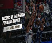 After beating the Washington Wizards 112-104, the Dallas Mavericks have won five consecutive games for the first time this season.&#60;br/&#62;&#60;br/&#62;