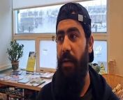 Asylum seeker Alaa Eldin spoke to KentOnline about why he is sleeping under a rowing boat on a Dover beach