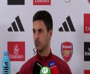 Arteta on title race with Liverpool and Man City