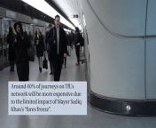 About 40 per cent of journeys on London’s public transport network will be more expensive due to the limited impact of Mayor Sadiq Khan’s “fares freeze”, it can be revealed.An increase in the pay-as-you-go cap, alongside a 4.9 per cent average increase in Travelcards, means many passengers will end up paying more.