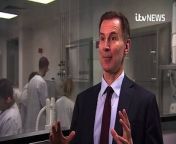Chancellor Jeremy Hunt tells ITV’s Harry Horton there will be no need for public spending cuts after the election “if we take difficult decisions” and are “efficient in the way we run our public services”.Report by Ajagbef. Like us on Facebook at http://www.facebook.com/itn and follow us on Twitter at http://twitter.com/itn