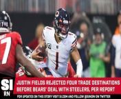 The Chicago Bears and Justin Fields finally parted ways on Saturday, with the young quarterback offloaded in a trade with the Pittsburgh Steelers in exchange for a future sixth-round draft pick, which could potentially become a fourth-rounder. Apparently, there was no shortage of interest in the 25-year-old signal-caller, with at least four other teams having inquired with the Bears about a potential Fields trade.