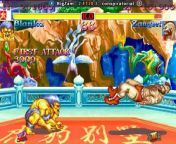 Hyper Street Fighter II_ The Anniversary Edition - BigZam vs conspiratorial FT10 from b fighter kabuto henshin