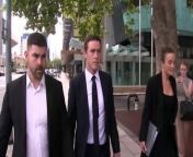 Former professional cyclist Rohan Dennis has faced court for the first time since being charged with causing the death of his Olympian wife Melissa Hoskins.
