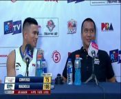 Interview with Best Player Jio Jalalon and Coach Chito Victolero [Mar. 16, 2024] from jio
