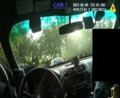 On June 8, 2023 in Florida, officers spotted a car that had been captured on surveillance footage at the scene of a brutal stabbing. An 18-year-old male had been found stabbed near a hotel, and at the time of this stop, he was still in critical condition and unable to speak with officers about what had happened. Once officers conducted a traffic stop and positively identified the driver as a possible suspect in the attack, they determined they would need to seize the car. This is footage of the events that followed. The 18-year-old would eventually pass away on June 11, 2023, and the woman would be charged with first-degree murder. The case is ongoing.