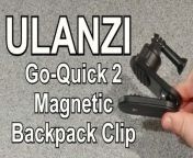 Unboxing Ulanzi Go-quick 2 Magnetic Rotatable Backpack Clip: Is It Worth It?&#60;br/&#62;This is the Magnetic Backpack Clip Mount for Gopro, DJI action cameras Like Osmo Action 4, etc. - ULANZI Go Quick II Backpack Clamp Mount Quick Release Shoulder Strap Holder Accessories also for Insta360