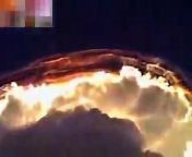 Amazing natural phenomena - a mysterious mushroom cloud
