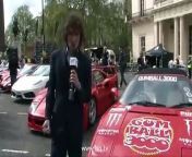 Michael Madsen, Eve, Jade Jagger and Xzibit chat to us at the start of this year&#39;s Gumball Rally in London. We also hear from Gumball Founder Max Cooper and check out all the incredible cars and supercars on show. &#60;br/&#62; &#60;br/&#62;Intro (0:06), Cars (0:18), Michael Madsen (0:32), Batmobile (4:17), Eve and Jade Jagger (4:26), Xzibit (5:25), Max Cooper (6:54) Race Start (7:44). &#60;br/&#62; &#60;br/&#62;Presented by Glen Wiliams &#60;br/&#62;Camera by Bernadette McIntrye &amp; Elizabeth Maddison &#60;br/&#62;Post by Russell Nelson