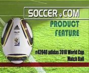 On the day of the Final Draw for the 2010 FIFA World Cup South Africa?, the official ball for the competition has been unveiled. The adidas Jabulani, which means to celebrate in isiZulu, is the 11th edition of adidas&#39;s FIFA World Cup balls. &#60;br/&#62; &#60;br/&#62;The 11 colours that are present on the Jabulani pay tribute to both football and the country in which Africas first-ever FIFA World Cup will be held. They represent a colour for each team player, every official South African language and for each of the 11 South African communities that will welcome the world next year. The design celebrates two of the most important facets of the South African nation - diversity and harmony - as it is these principles that make it such a colourful and welcoming nation. &#60;br/&#62; &#60;br/&#62;Grip &#39;n&#39; groove &#60;br/&#62;Jabulani ushers in some major advances in football technology. Running your hands over the ball, the first impression is the gripngroove texture, which allows for maximum control, stable flight and perfect grip under all conditions. &#60;br/&#62; &#60;br/&#62;The grip n grooves profile circles twist around round the entire ball in an optimal aerodynamic way and the integrated grooves provide unmatched flight characteristics, making this the most stable and most accurate adidas ball ever. &#60;br/&#62; &#60;br/&#62;Minimal seam, more perfection &#60;br/&#62;As opposed to the flat-paneled molding of previous adidas footballs, Jabulani comprises eight thermally bonded 3D panels that have been, for the first time ever, spherically molded to make this ball a perfectly round football that is more accurate than ever before. &#60;br/&#62; &#60;br/&#62;&#92;