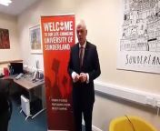 University of Sunderland vice chancellor Sir David Bell discusses the the benefits of the new Crown Works Film Studios for the city&#39;s students.
