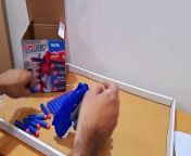 Unboxing and Review of Rapid fire Soft Foam Bullet Toy Gun Soft Bullet Wrist Blasting Bracelet Target Shooting Game Toy for Kids