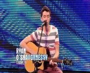 song No Name about a mystery girl as he wows the BGT Judges with his song-writing and singing skills