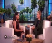 The gold medal-winning Olympian caught up with Ellen since winning &#92;