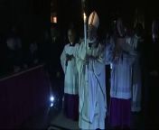 Pope Francis presided over the solemn Easter Vigil service on Saturday night amid mounting Vatican concern for modern-day Christian martyrs whose deaths have dominated this Easter season.