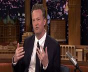 Matthew Perry talks to Jimmy about moving to New York and demonstrates how he cheered for hometown hockey team the Ottawa Senators surrounded by New York