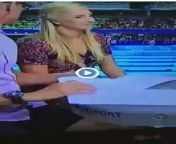 Rio Olympic swimming presenters steal attention as Rebecca Adlington touches Mark Foster&#39;s leg and Helen Skelton&#39;s outfit shocks