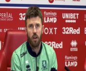 Middlesbrough Head Coach Michael Carrick has spoken of how both he and his players have discovered things about themselves this season through difficult periods that have ultimately left them still within reach of the play-offs. Daniel Wales reports.