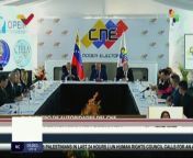 The National Electoral Council (CNE) of Venezuela met this Thursday with electoral delegations and parliamentarians from Latin America who are visiting the country prior to the presidential elections of July 28. teleSUR