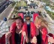 Girls Freaking Out| Funny Slingshot Ride Compilation 2023 from percentage of 3 out of 5