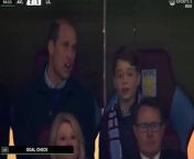 Prince William spotted with Prince George at Aston Villa matchTNT Sports