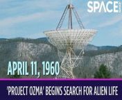 On April 11, 1960, astronomers began the first scientific experiment that would search for extraterrestrial life.&#60;br/&#62;&#60;br/&#62;Known as Project Ozma, this experiment looked for interstellar radio transmissions coming from other star systems. This was the first time that radio astronomy was used to look for aliens. The effort was led by an astronomer named Frank Drake at Cornell University. He used an 85-foot telescope at the National Radio Astronomy Observatory in Green Bank, West Virginia to check out two nearby stars called Tau Ceti and Epsilon Eridani. He first pointed the telescope at Tau Ceti, but he didn&#39;t detect any signals. When he pointed the telescope at Epsilon Eridani, he did see a signal, but it turned out to be a false alarm. He later found out that the signal was created by military radar equipment and was definitely not aliens.