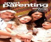 Smart Parenting April Cover stars: The Blackman Family from muad music rewritten cover