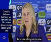 Emma Hayes and Jonatan Giráldez reacted to Barcelona knocking Chelsea out of the Women&#39;s Champions League.