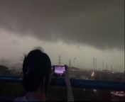 A tornado struck the southern Chinese city of Guangzhou on Saturday, killing five people and damaging more than 140 factory buildings, state media said.The China Meteorological Administration said the tornado struck about 3 p.m. in the Baiyun district of Guangzhou, a sprawling metropolis and manufacturing center near Hong Kong.