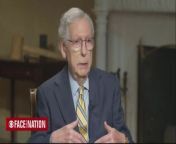 During an interview with CBS Face the Nation on Sunday, 28 April, Mitch McConnell was pressed on why he was supporting Donald Trump for the presidency.&#60;br/&#62;&#60;br/&#62;“What kind of influence, even if I’d chosen to get involved in a presidential election, what kind of influence would I have had?” he asked in response to the questions.&#60;br/&#62;&#60;br/&#62;“You’re one of the most powerful Republicans,” the host said.&#60;br/&#62;&#60;br/&#62;“I’m the Republican leader of the Senate,” McConnell said. “What we do here is try to make law.”