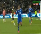 Leicester City vs Southampton 5-0 from ed byrne southampton