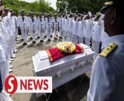 Defence Minister Datuk Seri Mohamed Khaled Nordin on Thursday (April 25) said that the remains of the 10 navy personnel, who perished inhelicopter crash at the Royal Malaysian Navy’s base in Lumut on April 23, have been laid to rest.&#60;br/&#62;&#60;br/&#62;He also conveyed a message from the wife of the late Lt Commander Wan Rezaudeen Kamal Zainal Abidin to all Malaysians to appreciate the sacrifices and contributions of military personnel.&#60;br/&#62;&#60;br/&#62;WATCH MORE: https://thestartv.com/c/news&#60;br/&#62;SUBSCRIBE: https://cutt.ly/TheStar&#60;br/&#62;LIKE: https://fb.com/TheStarOnline