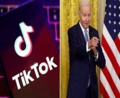 Tiktok issue &#124; resident Joe Biden signs TikTok ban into law, as social media app responds &#39;we aren&#39;t going anywhere&#39;