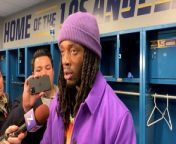 Chargers running back Melvin Gordon discusses his two lost fumbles and the team&#39;s seven turnovers during Sunday&#39;s 39-10 loss to the Vikings.