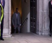 Prince Harry has left St Paul&#39;s Cathedral where he gave a bible reading at a thanksgiving service to mark the 10th anniversary of the Invictus Games. Report by Alibhaiz. Like us on Facebook at http://www.facebook.com/itn and follow us on Twitter at http://twitter.com/itn