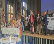Pro-Palestine protesters disrupt University of Sheffield awards ceremony@Lindsay_Pantry via XPERMISSIONS GIVEN