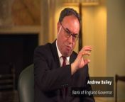Bank of England Governor Andrew Bailey has said he is &#39;encouraged&#39; by the direction of inflation, hinting borrowing costs could soon be cut if inflation is reined in. Report by Alibhaiz. Like us on Facebook at http://www.facebook.com/itn and follow us on Twitter at http://twitter.com/itn