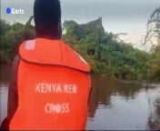 The Kenya Red Cross releases footage of their rescue of a man they say was stranded by floodwaters and forced to take shelter up a tree for five days in Garissa.